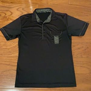 COPY - Travis Mathew black golf polo